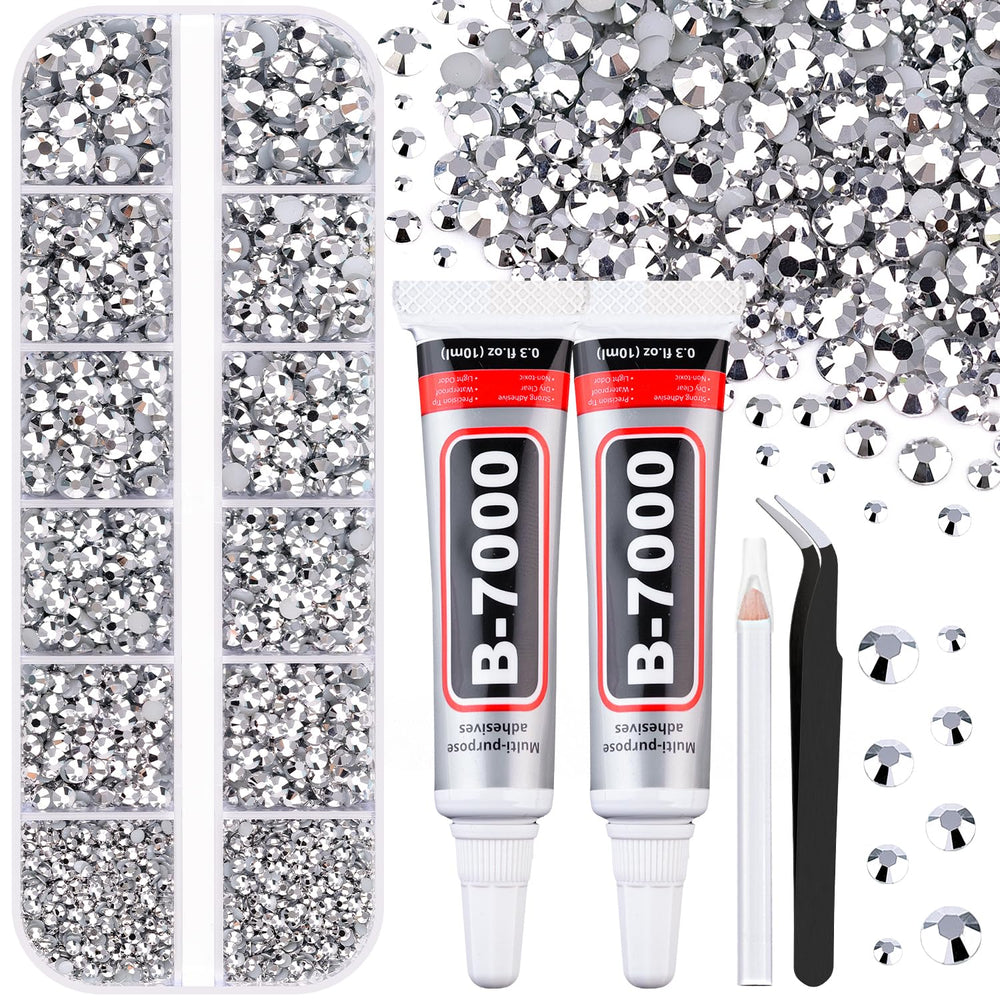 TINKRSTUFF front packaging showing full rhinestone kit and tools for convenient crafting