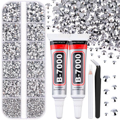 TINKRSTUFF front packaging showing full rhinestone kit and tools for convenient crafting