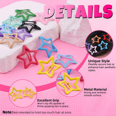 TINKRSTUFF star clip worn in hair demonstrating secure non-slip hold