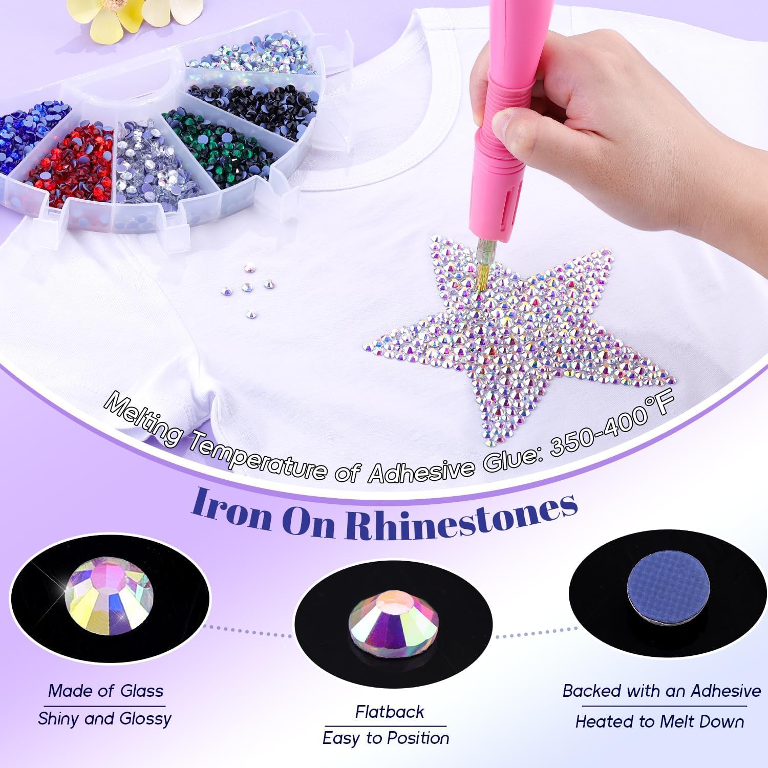 TINKRSTUFF being ironed onto jeans for fast secure application