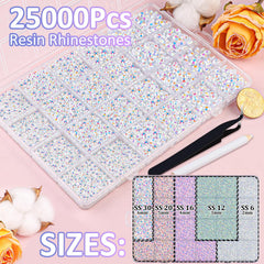 TINKRSTUFF open box with 24 sorted grids for fast size selection and organization
