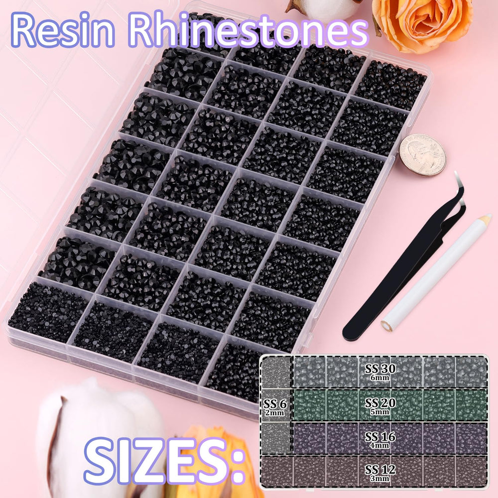 TINKRSTUFF open grid displaying multiple rhinestone sizes for flexible design options