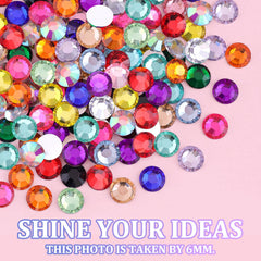 TINKRSTUFF overhead of 24-grid compartments highlighting color variety for design planning