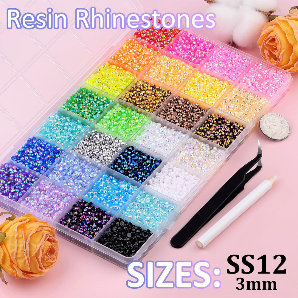 TINKRSTUFF open organizer with 28 color grids for fast selection