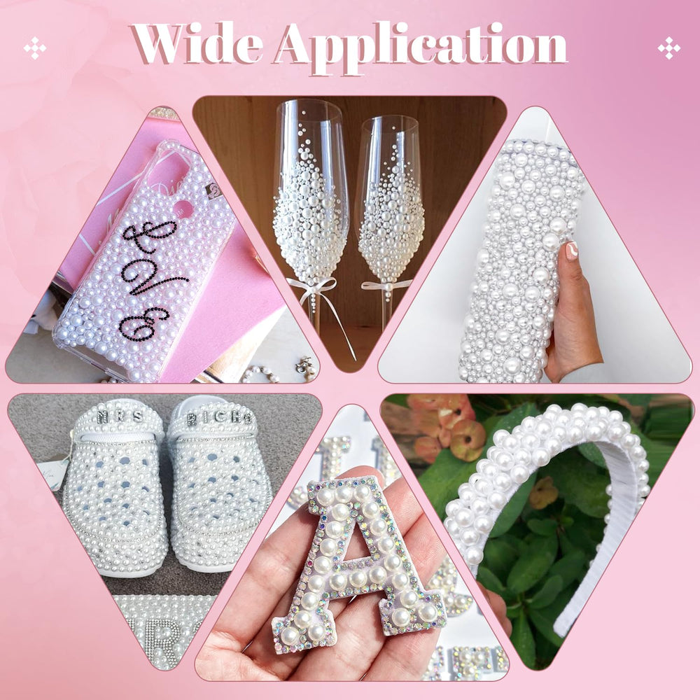 TINKRSTUFF pearls applied on nails showcasing fine-detail embellishment