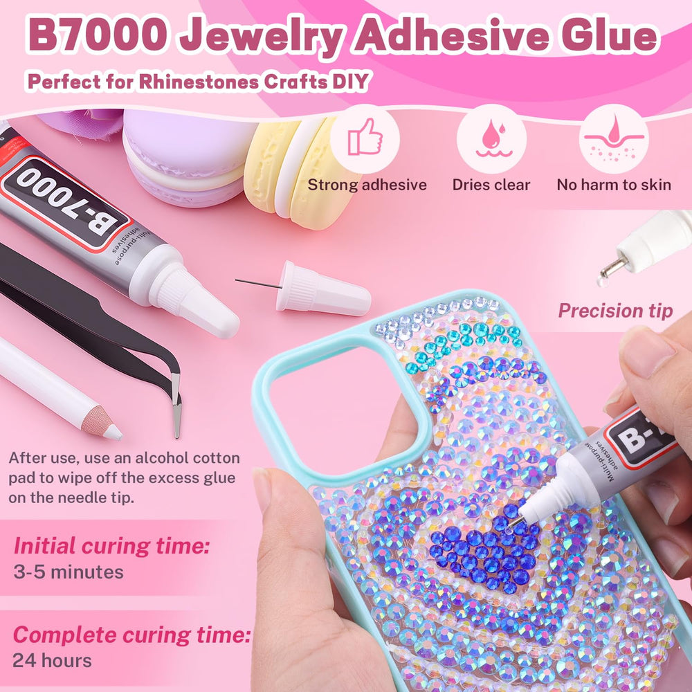 TINKRSTUFF rhinestones applied to shoe fabric illustrating durable decorative finish