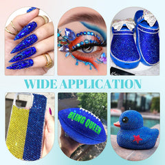 TINKRSTUFF rhinestones decorated on a shoe toe showcasing durable decorative effect