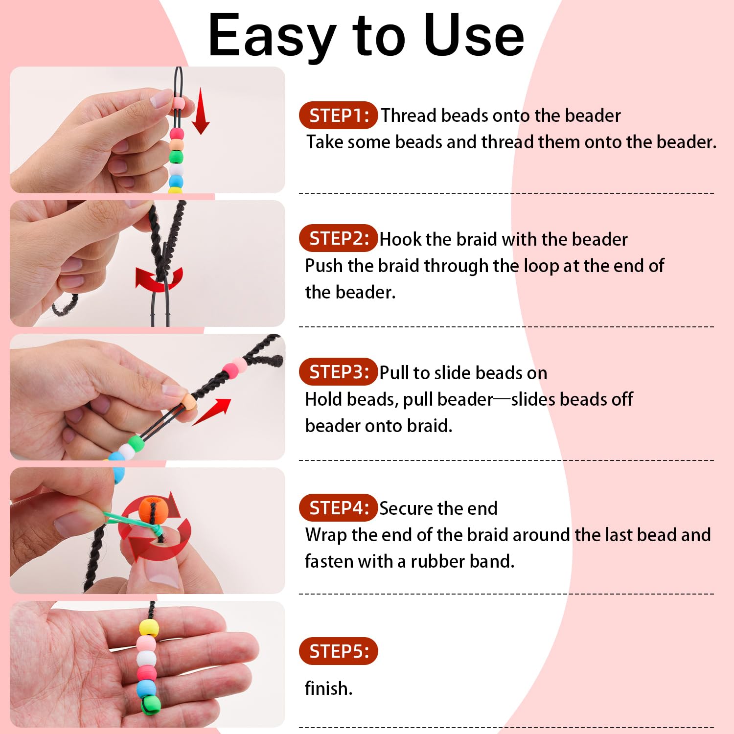TINKRSTUFF beads in hand for size comparison benefit shows compact 10mm scale