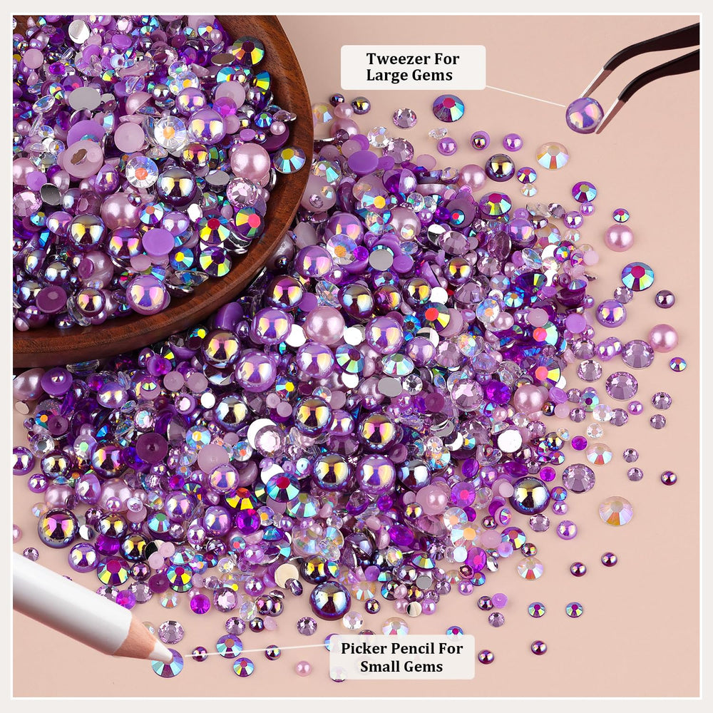 TINKRSTUFF tweezer and picker pencil included for precise gem placement and control