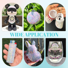 TINKRSTUFF decorated tumbler in lifestyle scene showcasing eye-catching iridescent finish