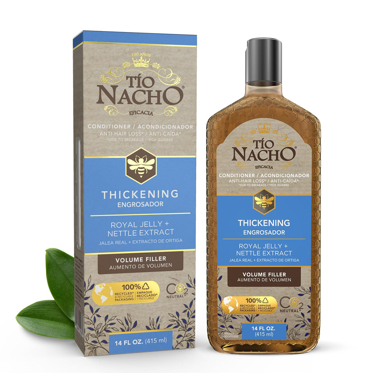 Tio Nacho front packaging shows bottle and size for easy identification and purchase