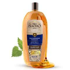 Tio Nacho front bottle showing 32oz size and volumizing benefit
