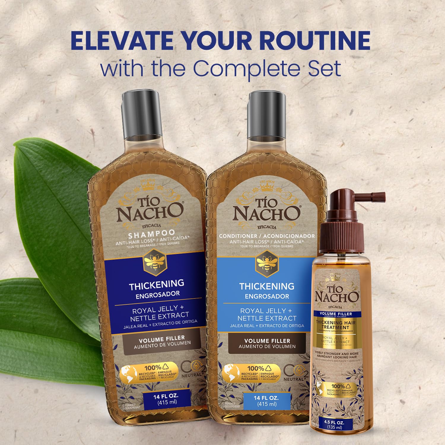 Tio Nacho in-shower application with lather for soft manageable hair