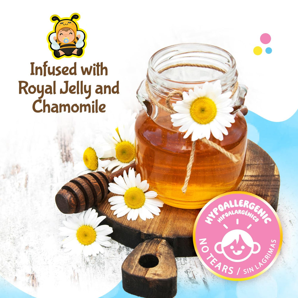 Tio Nacho royal jelly and chamomile ingredients visually highlighting nourishment