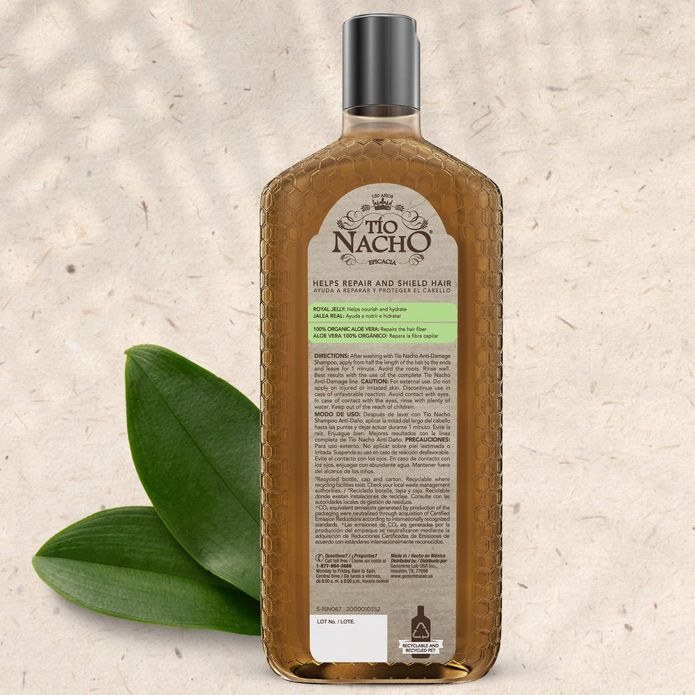 Tio Nacho displayed on bathroom shelf lifestyle shot suggesting daily use