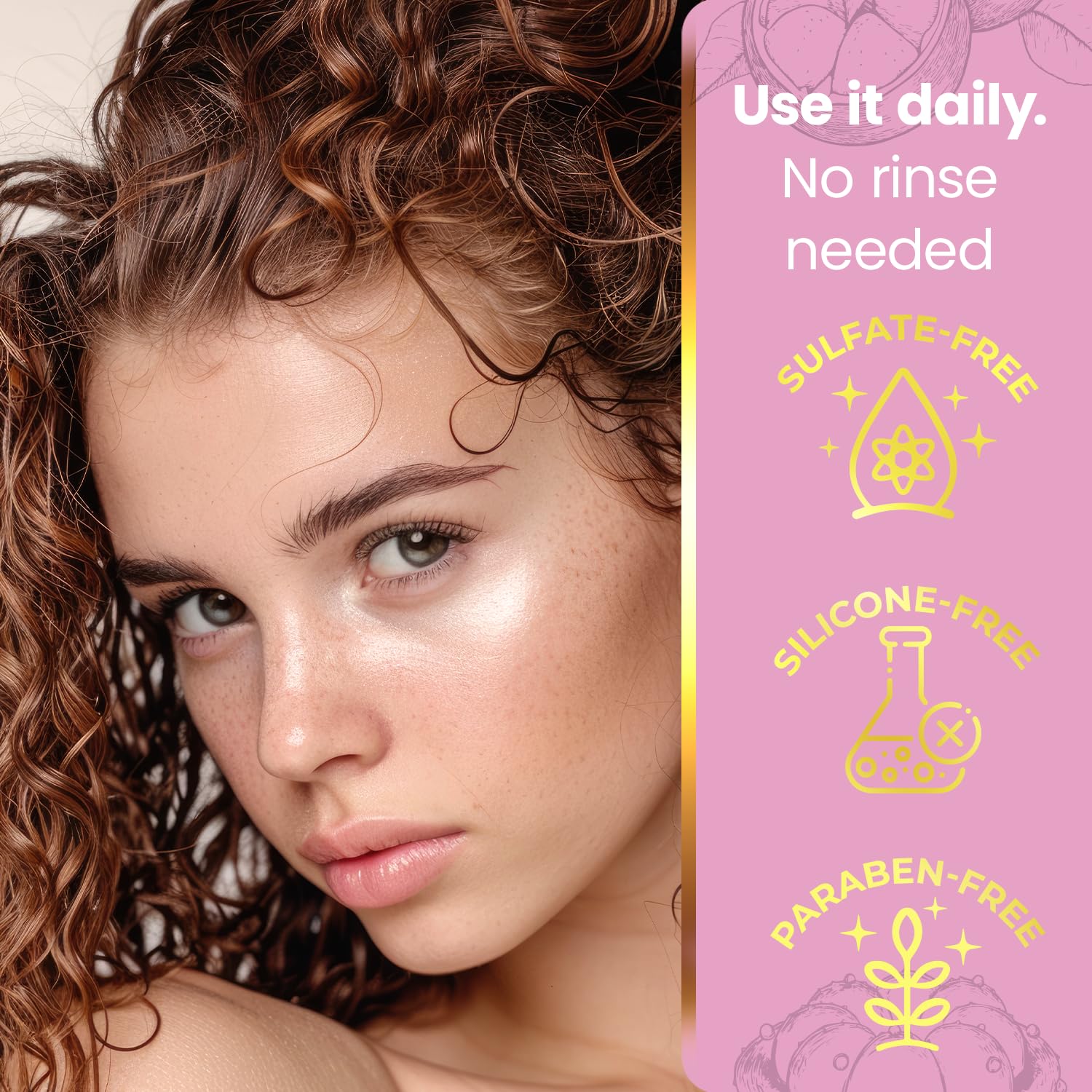 Royal jelly ingredient detail with Tio Nacho highlighting nourishing hydration