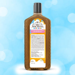 Tio Nacho combed baby hair after use showing softness and shine