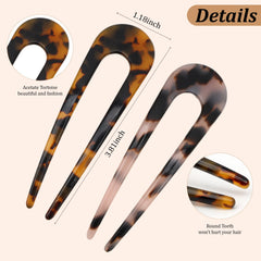 TIOSRU hair pins in a hand for size comparison and easy portability benefit