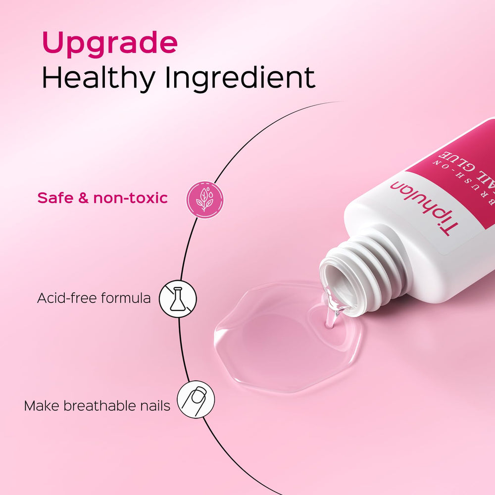 TIPHULAN bottle in hand to illustrate compact travel-friendly size