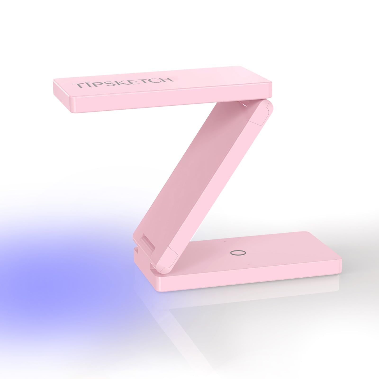 Tipsketch front view showing compact lamp and fast-curing benefit