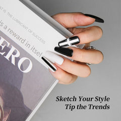 Tipsketch lifestyle image on salon table highlighting professional readiness