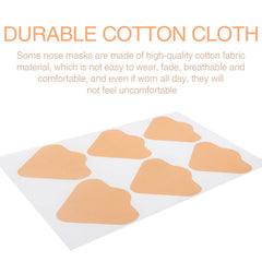 Tipuuz patch applied on nose demonstrating secure coverage and sweat resistance
