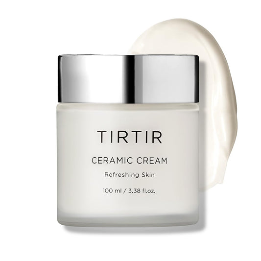 TIRTIR front jar showing clean packaging and moisturizing benefit