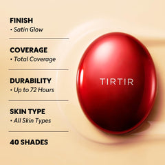 TIRTIR before and after coverage image highlighting tattoo and blemish concealment