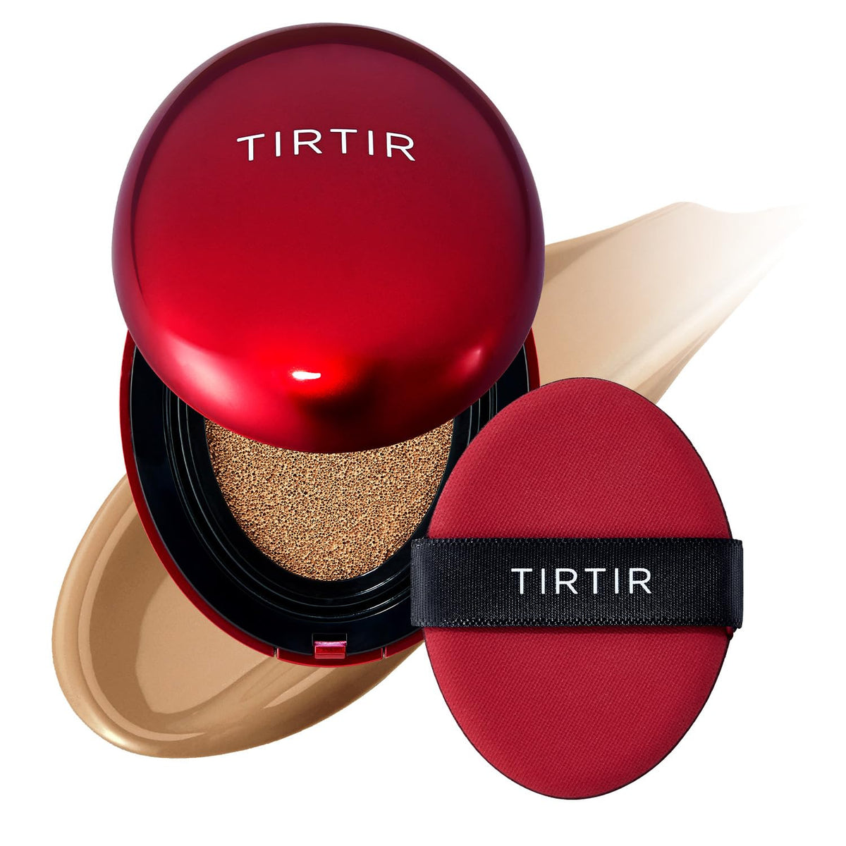 TIRTIR compact front view showing sleek mini design and portability