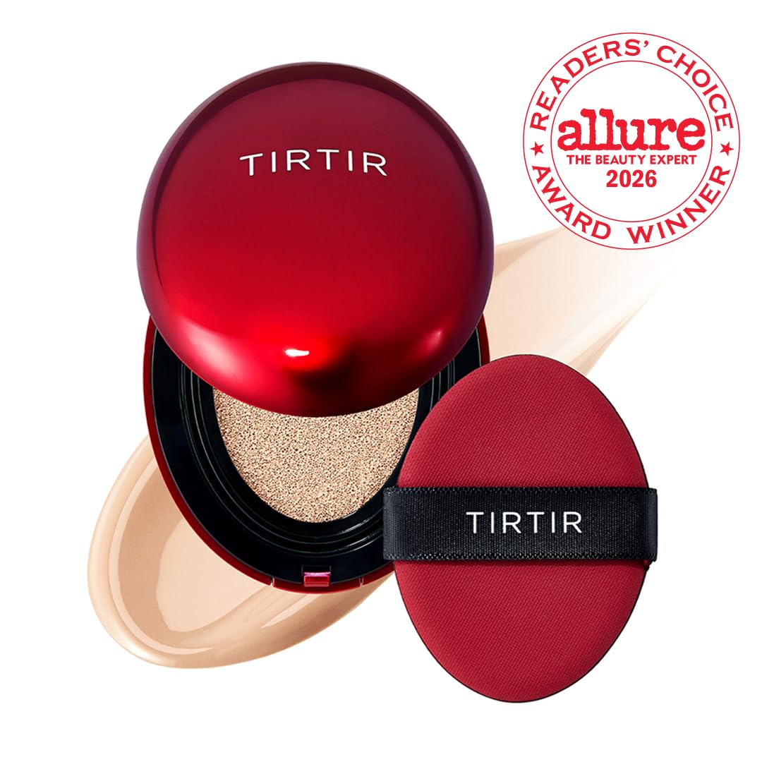 TIRTIR open cushion pad displaying applicator and even product distribution benefit