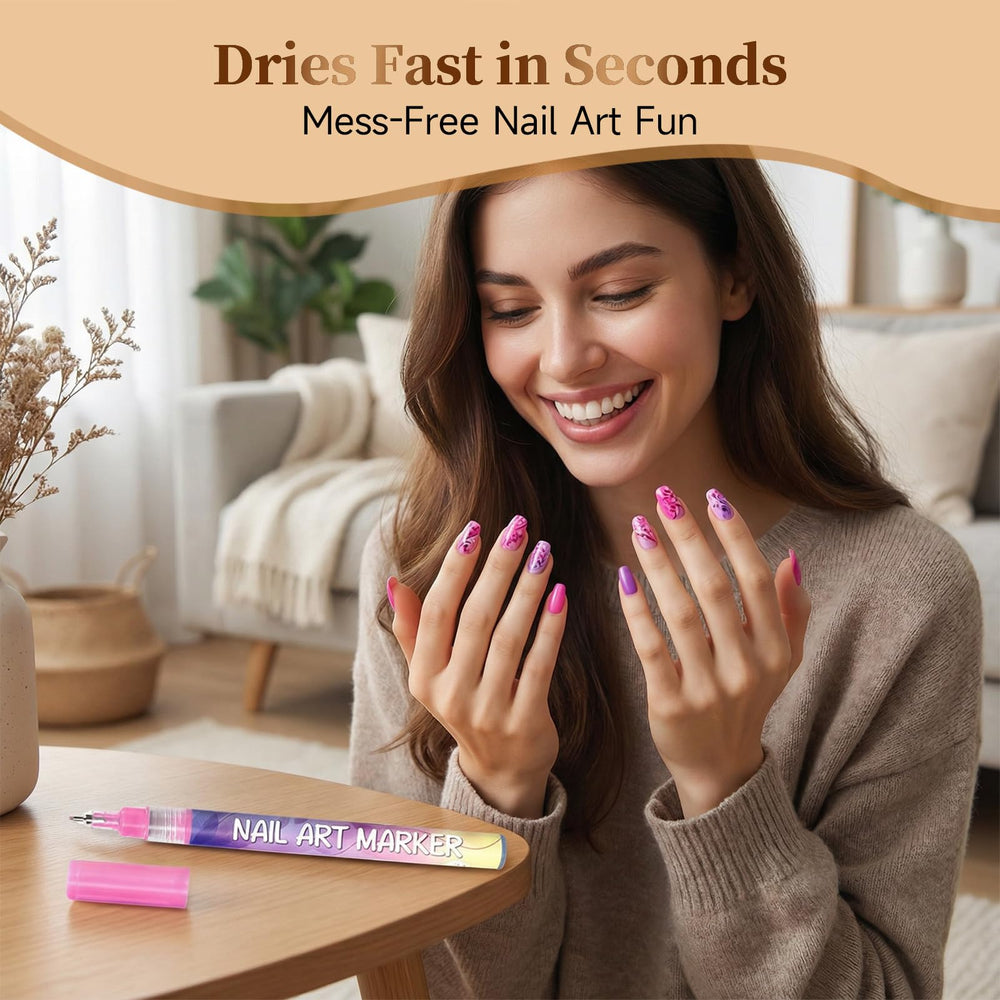 Titosha touch-up on chipped nail demonstrating fast repair benefit