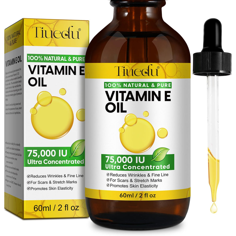 Tiuedu front bottle label showing product name and benefits for easy identification