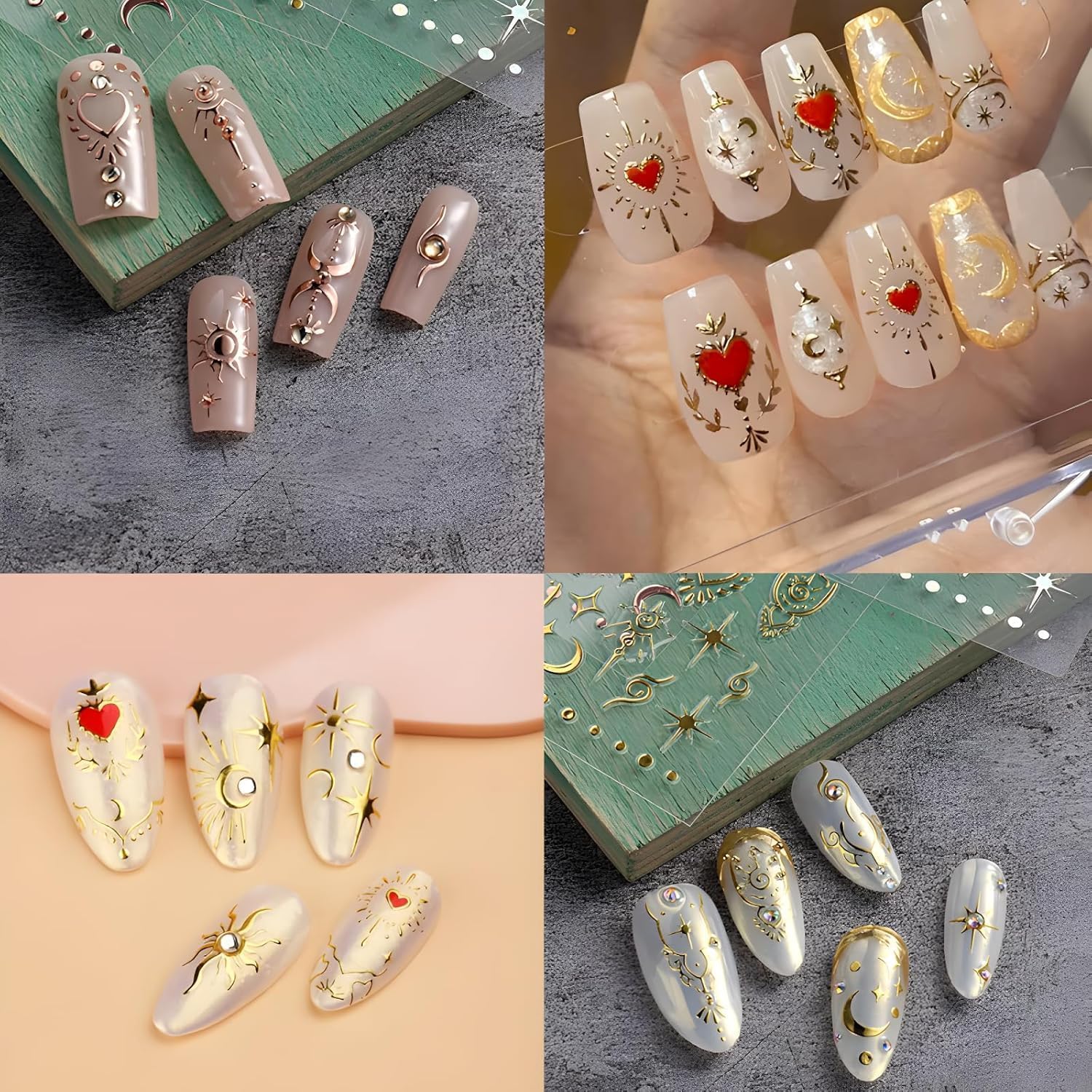 Tiwnefua size comparison next to a coin showing decal scale for nails