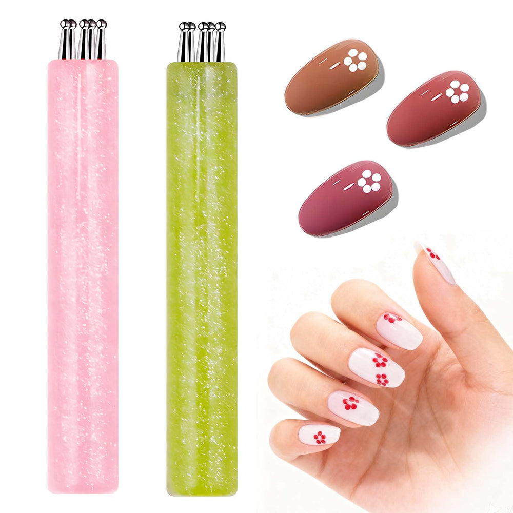 Tizee front view packaging showing both dotting pens and benefits