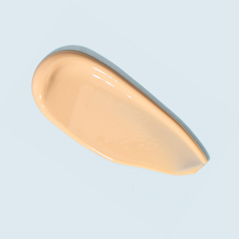 TIZO texture close-up displaying creamy dewy finish and spreadability