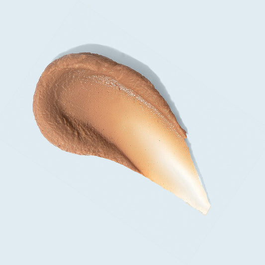 TIZO texture close-up showing silky matte consistency benefit