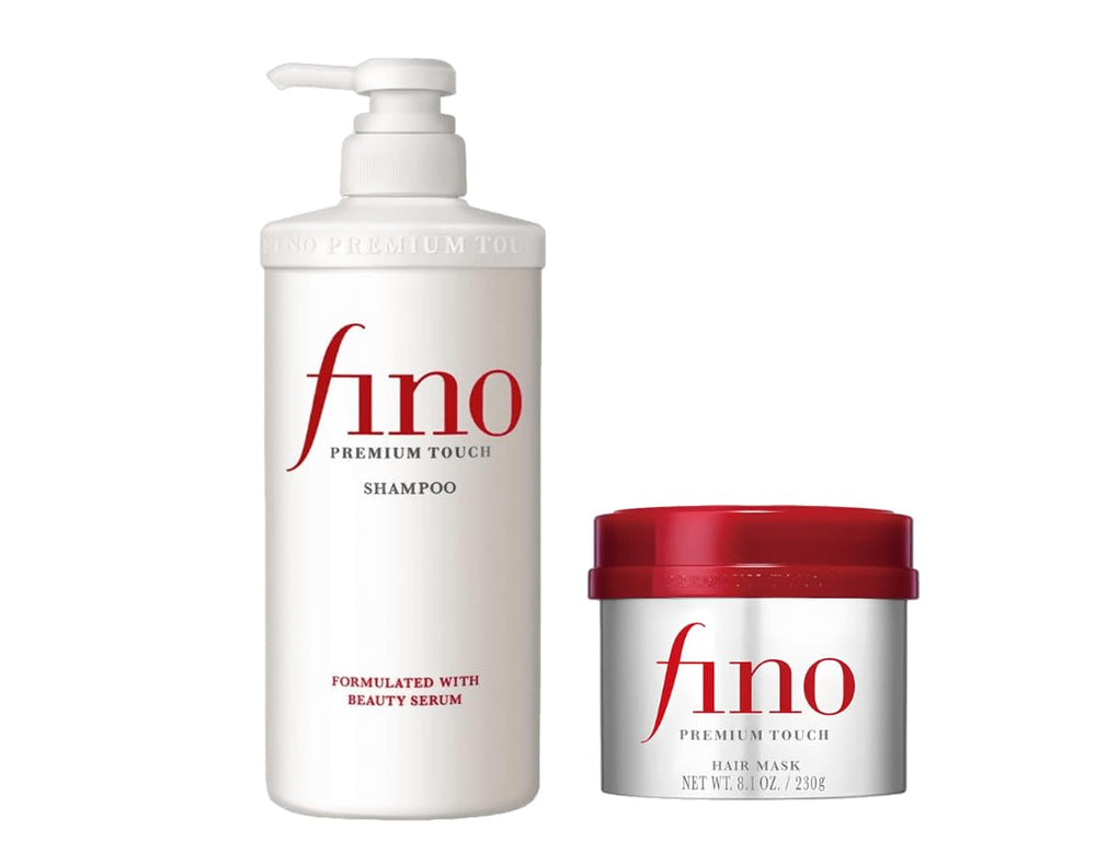 TJ SIGNATURE front packaging of JapanFino bundle showing complete set and benefit of salon-grade care