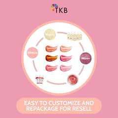 TKB Flexagel M next to scale showing 156 g size for precise batching and planning benefit
