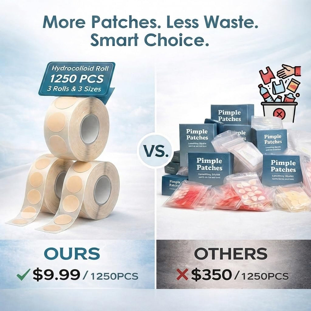 TKGOU close-up of patch texture highlighting thin hydrocolloid surface and gentle protection
