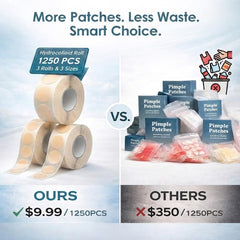 TKGOU close-up of patch texture highlighting thin hydrocolloid surface and gentle protection