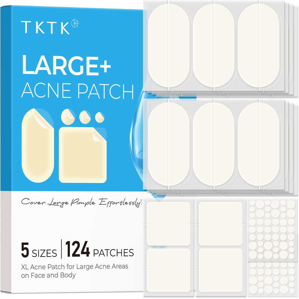 TKTK front packaging showing full 124-count kit and sizes, convenience pack benefit