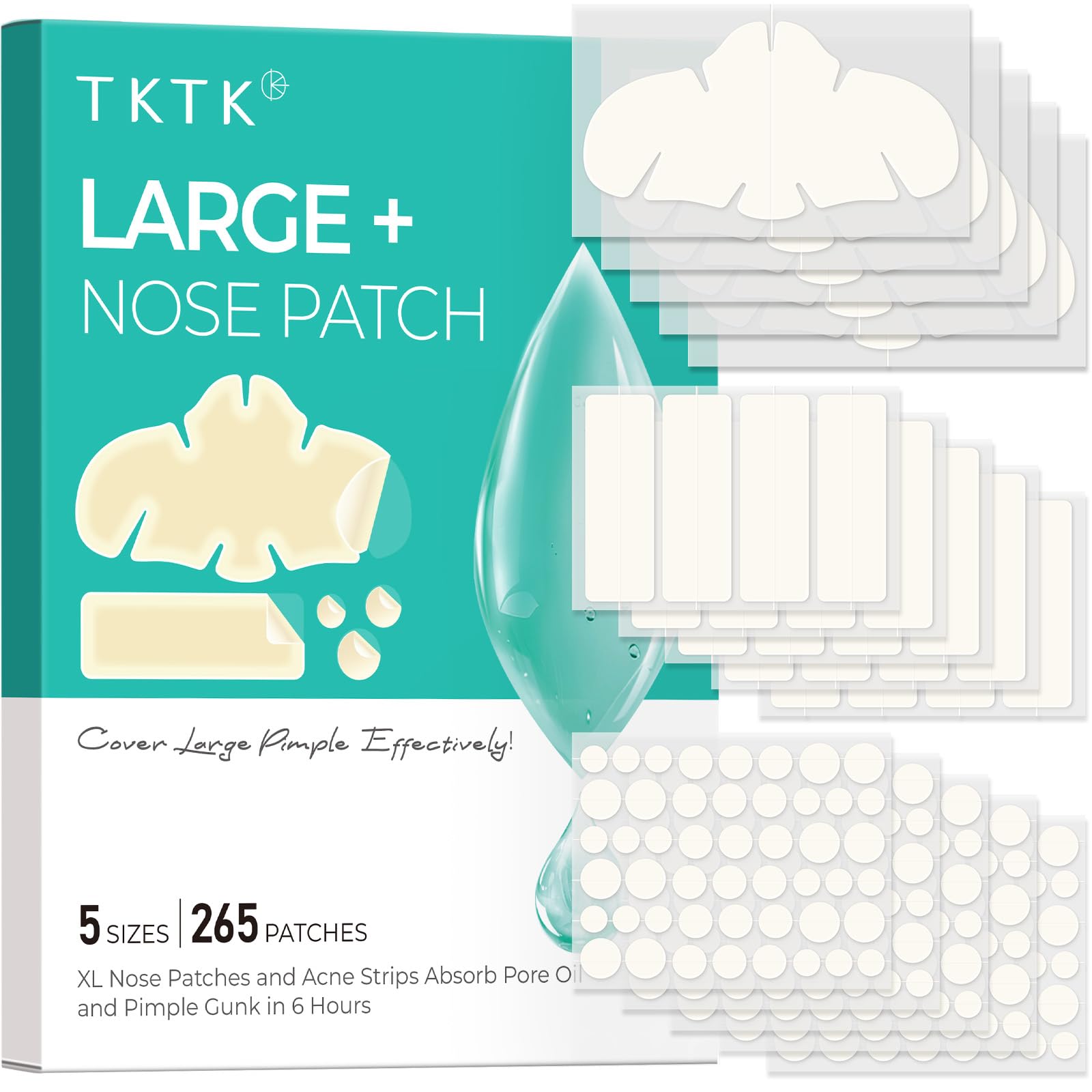 TKTK front packaging showing kit and patch variety for convenient treatment