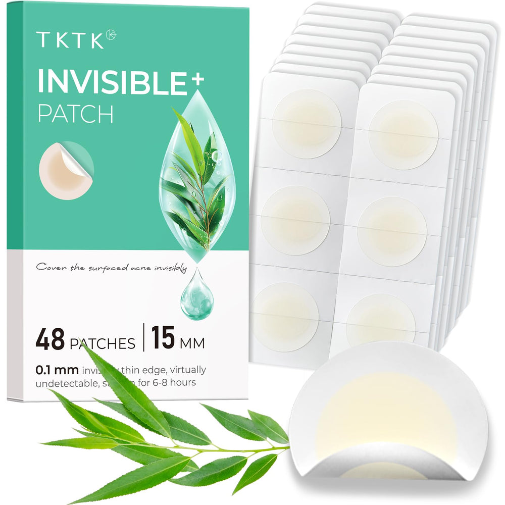 TKTK front packaging showing 48-count patches and product benefit