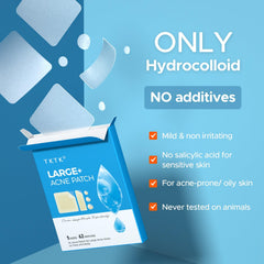 TKTK individual peel from wrapper illustrating hygienic, ready-to-use patch