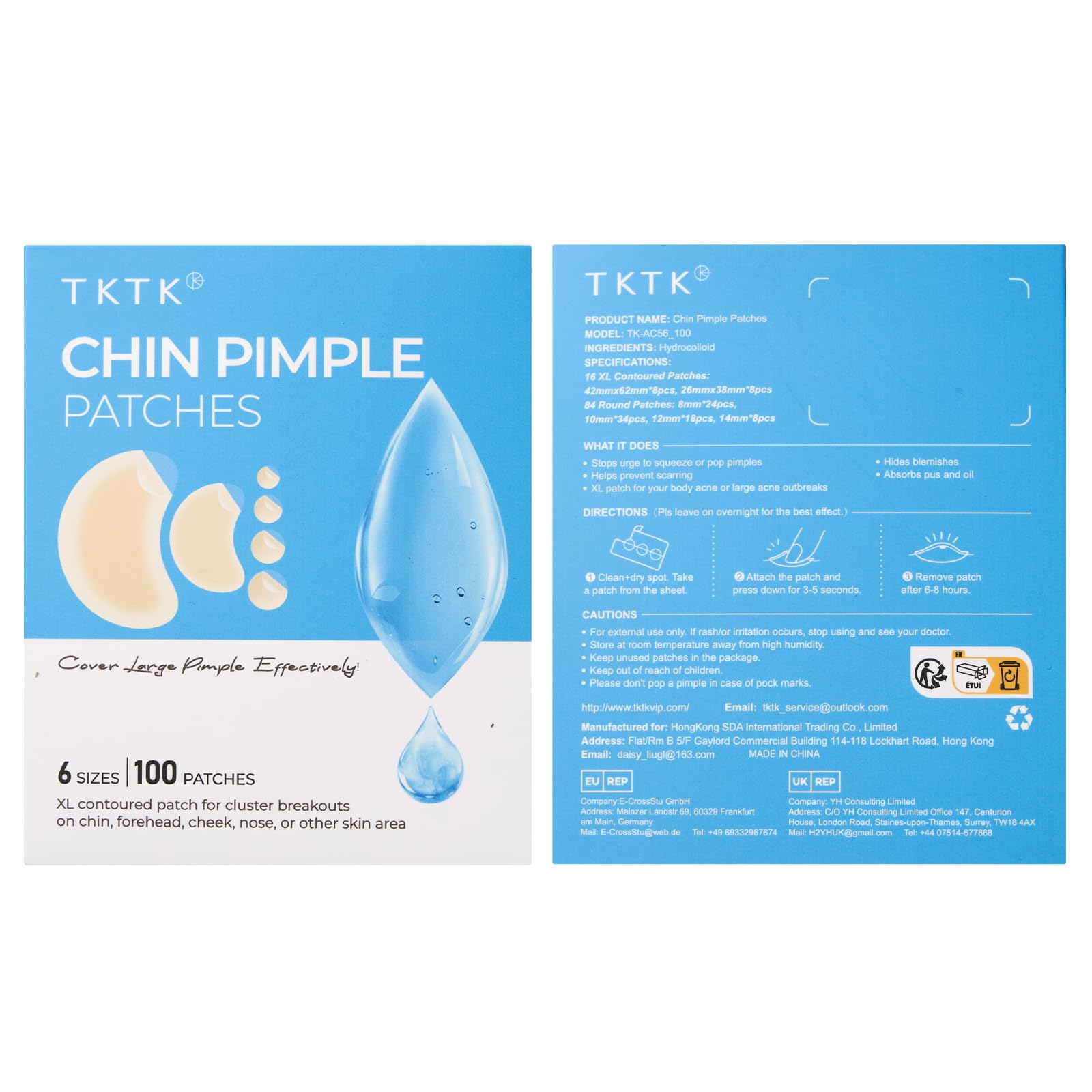 TKTK ingredient label image highlighting fragrance-free gentle formula
