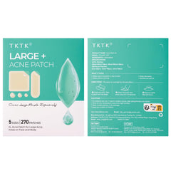 TKTK patch placed on bathroom counter suggesting everyday convenience benefit