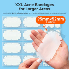 TKTK close-up texture of hydrocolloid patch showing gentle absorption