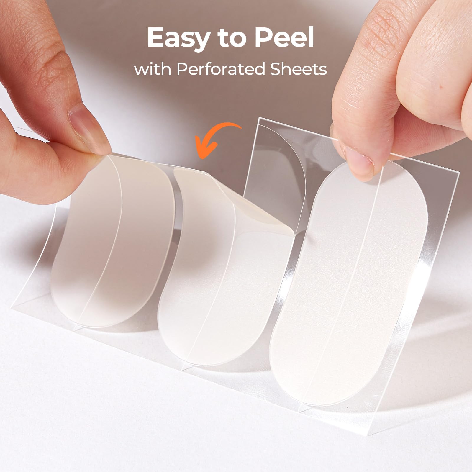 TKTK patch thin film texture macro highlighting flexible edges and comfortable wear benefit