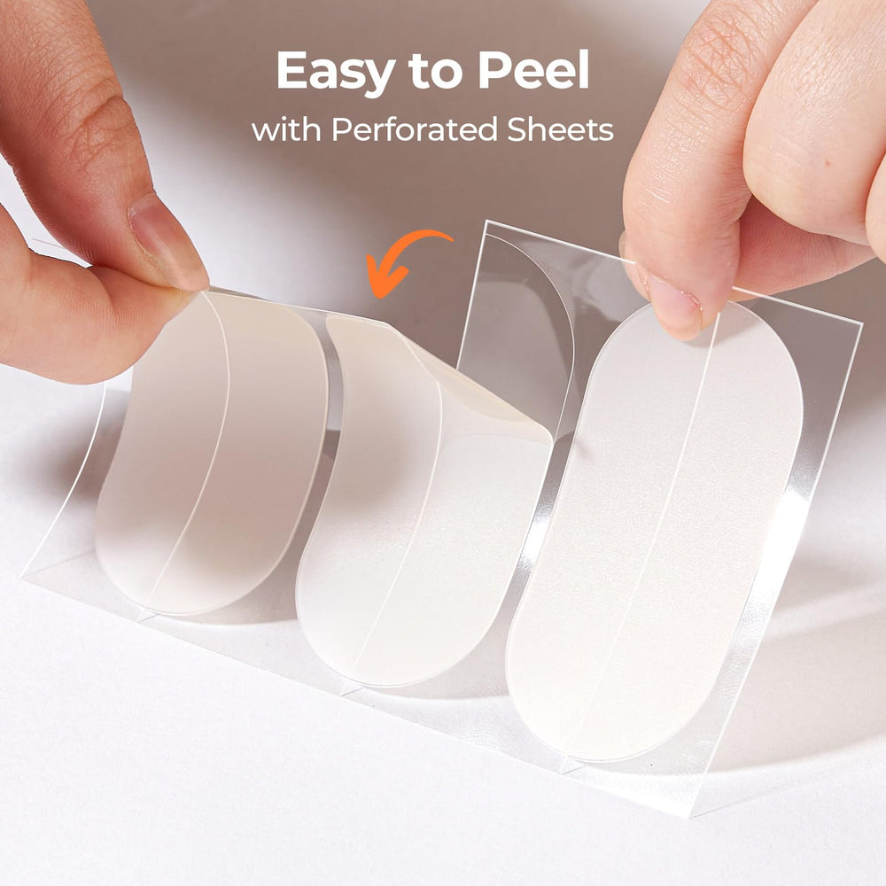 TKTK patch thin film texture macro highlighting flexible edges and comfortable wear benefit