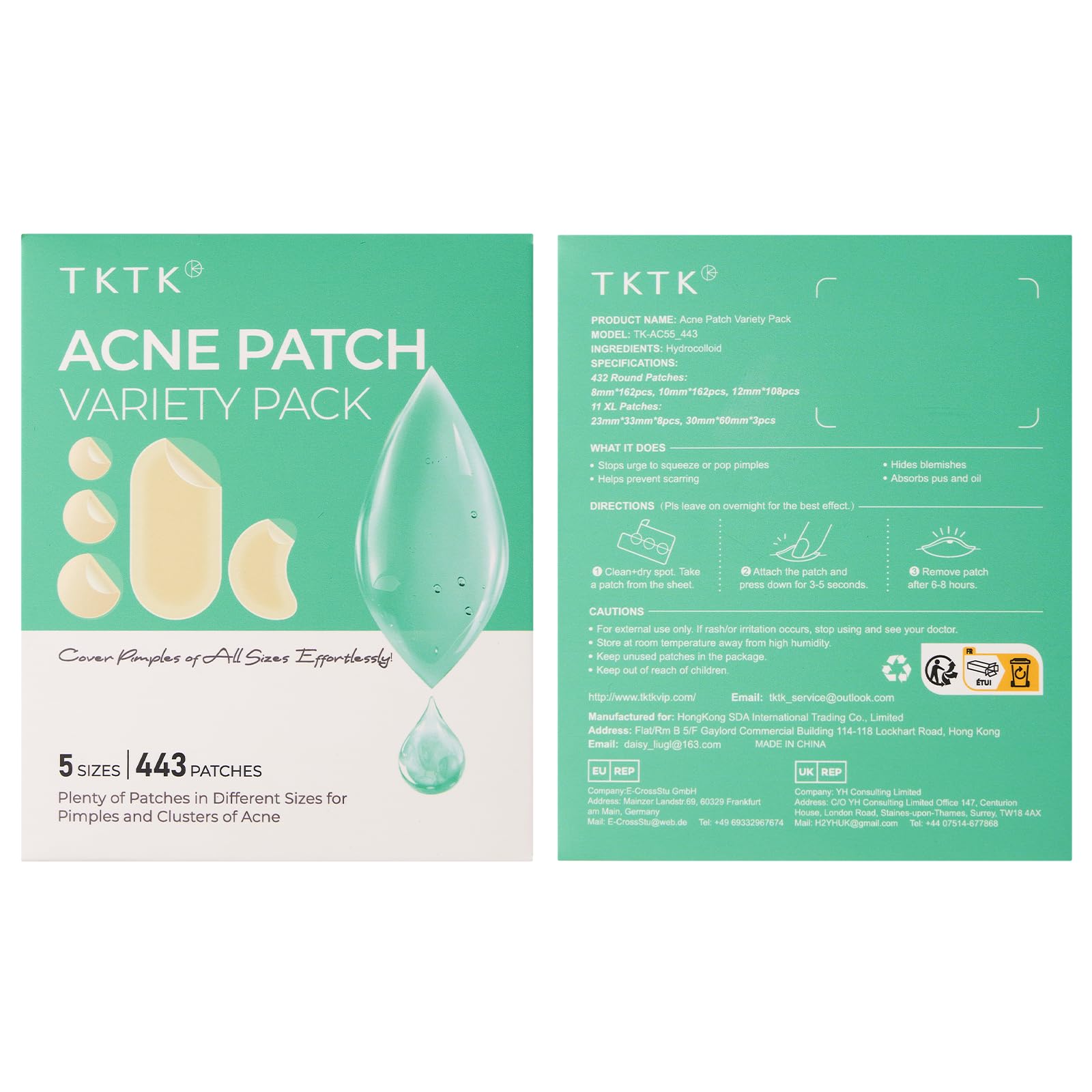 TKTK hydrocolloid texture macro showing absorbent surface benefit